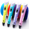 3D ручка з екраном для малювання 3D PEN-3 з трафаретом