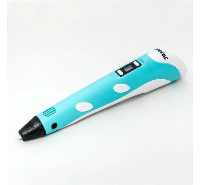 3D ручка з екраном для малювання 3D PEN-3 з трафаретом