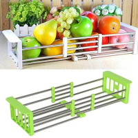 Багатофункціональна складана кухонна полиця сушарка Kitchen Drain Shelf Rack