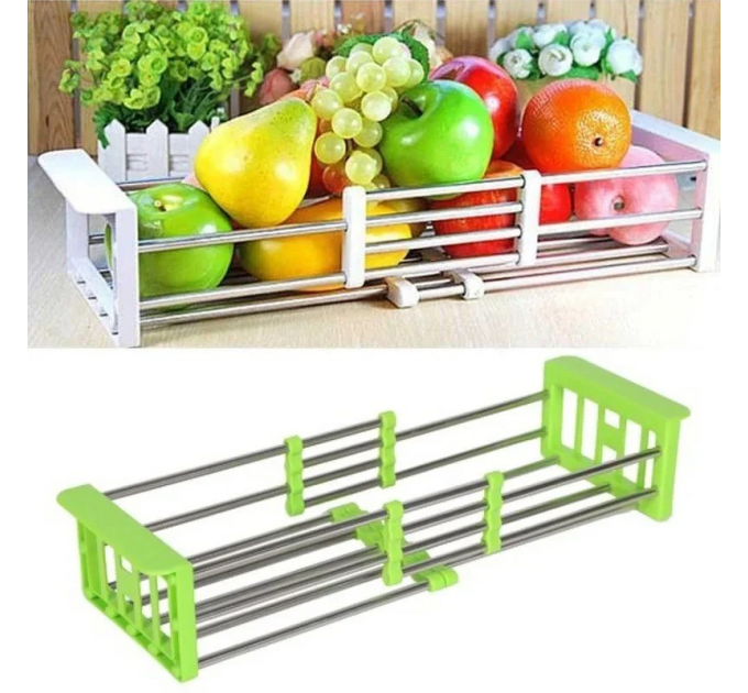 Багатофункціональна складана кухонна полиця сушарка Kitchen Drain Shelf Rack