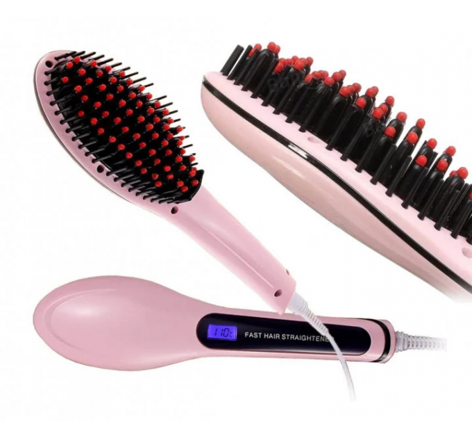 Електричний гребінець випрямляч FAST HAIR STRAIGHTENER HQT-906 випрямляч укладання для волосся