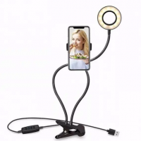 Тримач на прищіпці для стриму з LED підсвічуванням Professional Live Stream