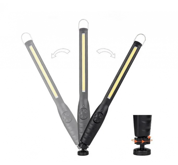 Ліхтарик BL 821+ з магнітом COB 18650 battery usb charge