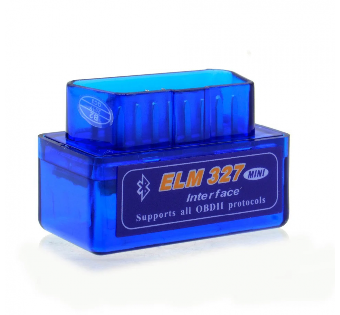 Автомобільний сканер адаптер OBD2 ELM327 mini V2.1 Bluetooth (blue)