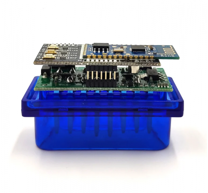 Автомобільний сканер адаптер OBD2 ELM327 mini V2.1 Bluetooth (blue)