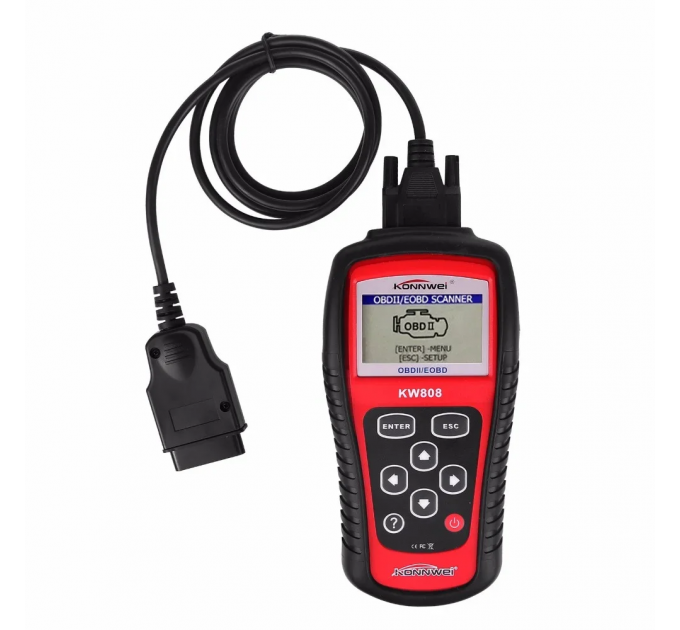 Універсальний Сканер помилок для автомобіля Konnwei OBDII/EOBD scanner KW 808