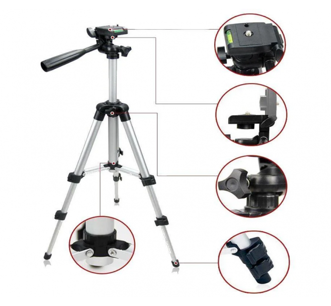 Штатив телескопічний для камери та телефону трипод TRIPOD 3110