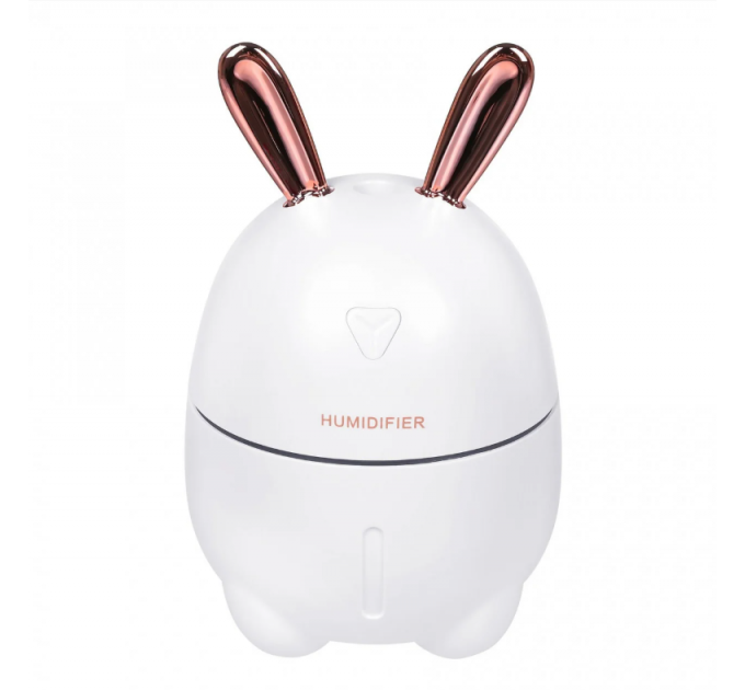 Нічник та зволожувач повітря 2в1 Humidifiers Rabbit Білий
