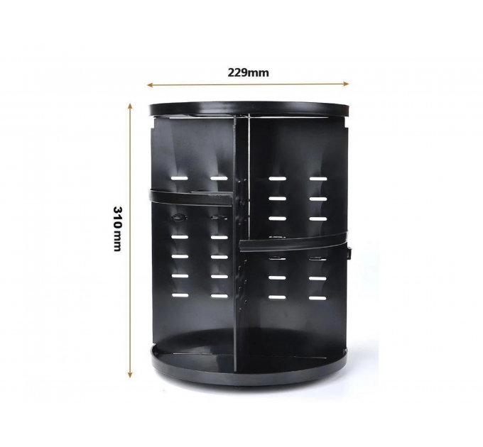 Організатор для зберігання косметики 360° Rotation Original Cosmetic Organizer Plus Чорний