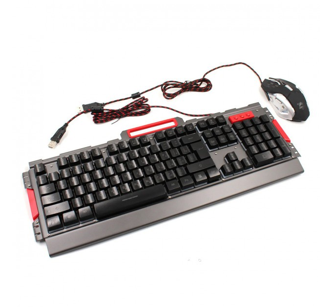 Ігрова клавіатура з мишкою Led Gaming Keyboard+Mouse K33 дротовий комплект