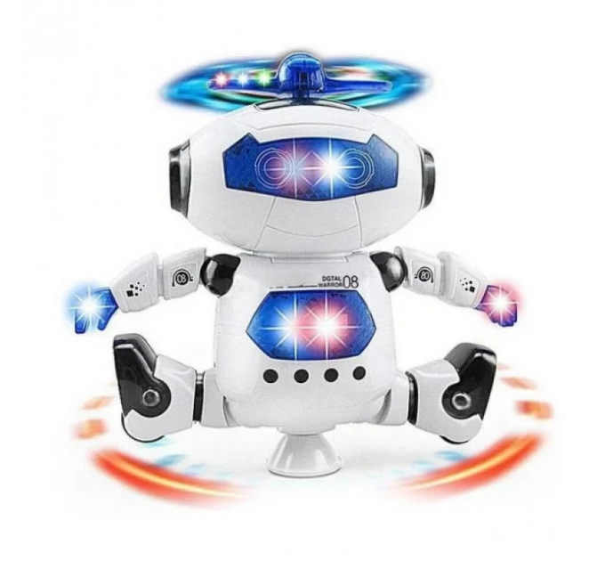 Танцюючий робот Dancing Robot СИНІЙ STURN SPIN