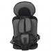 Портативне безкаркасне дитяче автокрісло Child Car Seat Сірий
